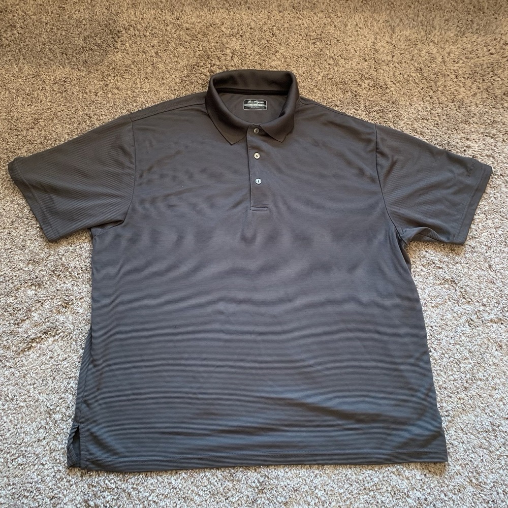Ben‎ Hogan Polo Shirt Mens 2XL Gray Short Sleeve